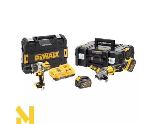 Набір інструментів акумуляторних DeWALT DCK2055T2T (DCD996 + DCG414)
