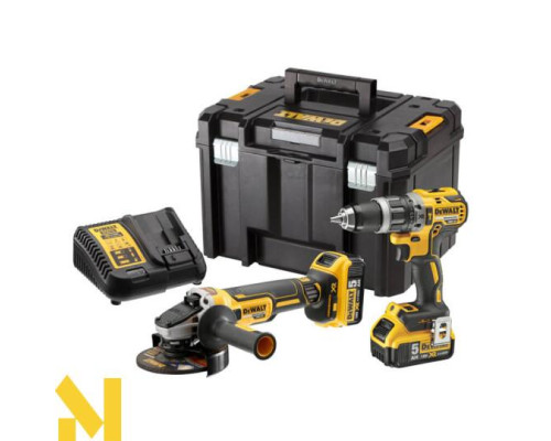 Набір з двох інструментів безщіткових DeWALT DCK2080P2T