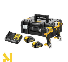 Набір інструментів акумуляторних DeWALT DCK2110C2T (DCD701 + DCF801)