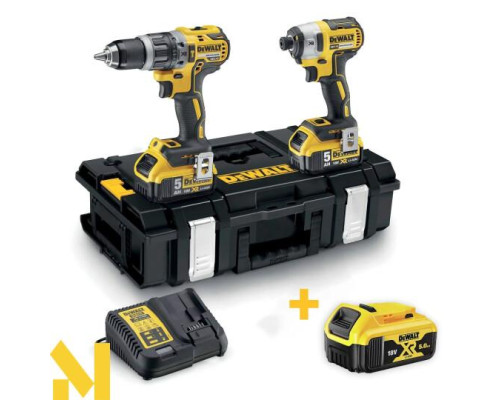 Набір інструментів акумуляторних DeWALT DCK266P2+DCB184