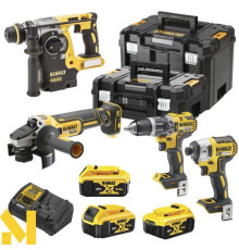 Набір інструментів акумуляторних DeWALT DCK422P3T (DCD796 + DCH273 + DCF887 + DCG405)