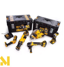 Набір інструментів акумуляторних DeWALT DCK623P3 (DCD796 + DCF887 + DCG405 + DCS367 + DCS570 + DCL050)