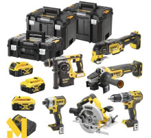 Набір інструментів акумуляторних DeWALT DCK685P3T (DCD796 + DCH273 + DCF887 + DCG405 + DCS355 + DCS570)