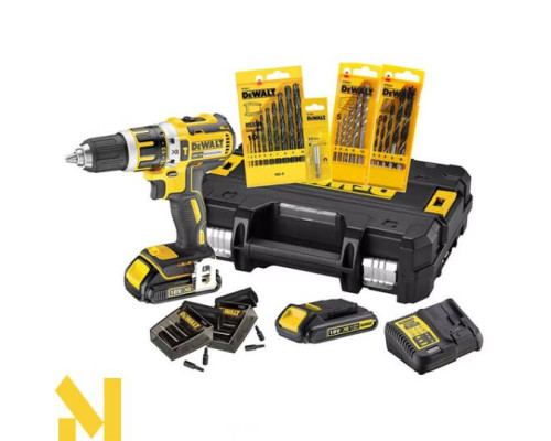 Дриль-шурупокрут акумуляторний безщітковий ударний DeWALT DCK795S2T