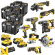 Набір інструментів акумуляторних DeWALT DCK865P4T (DCD796 + DCF899HN + DCG405 + DCS570 + DCS367 + DCS334 + DCS355 + DCH273)