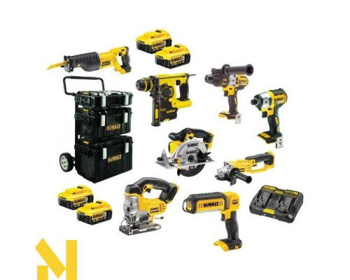 Набір з восьми інструментів DeWalt DCK895P4