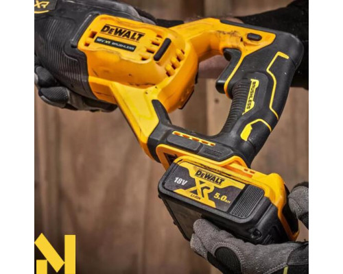 Пила шабельна акумуляторна DeWALT DCS382N+DCB187