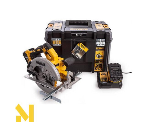 Пила дискова акумуляторна DeWALT DCS570P2