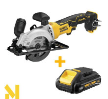 Міні-пила дискова акумуляторна DeWALT DCS571NT+DCB187 (без АКБ та ЗП)