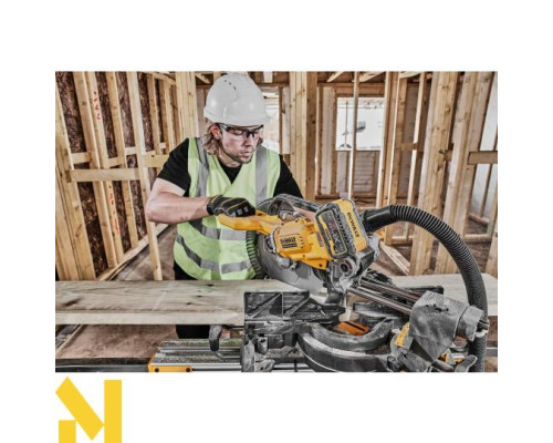 Пила торцювальна акумуляторна безщіткова DeWALT DCS781X2