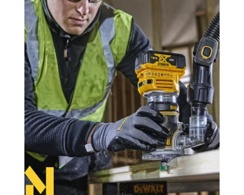 Фрезер акумуляторний безщіточний DeWALT DCW604NT (без АКБ та ЗП)