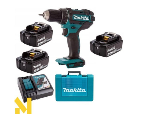 Акумуляторний дриль-шуруповерт Makita DDF482RFE3