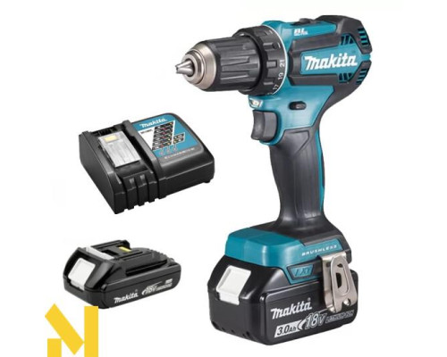 Дриль-шуруповерт акумуляторний Makita DDF485FYX3