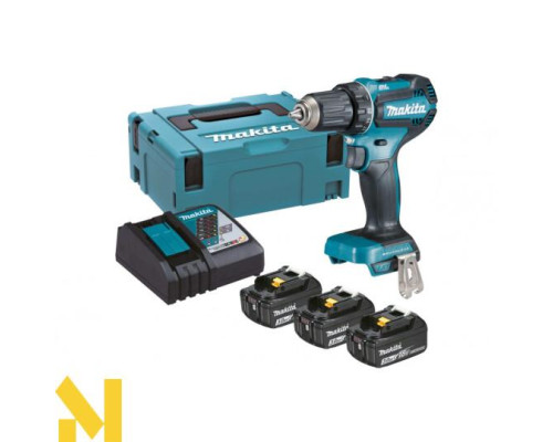 Дриль-шуруповерт акумуляторний Makita DDF485RF3J