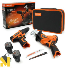 Набір інструментів акумуляторних DAEWOO DGA 1220Li SET (DAA1210Li + DCS1210Li)