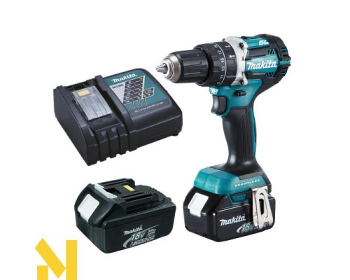 Акумуляторний ударний шуруповерт MAKITA DHP484RFE