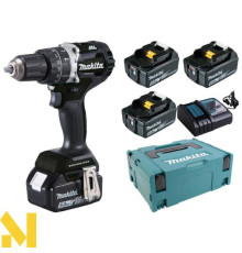 Дрель-шуруповерт акумуляторний Makita DHP484T4JB