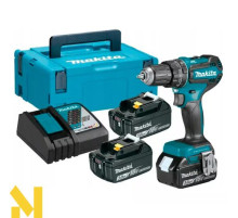 Дриль-шуруповерт акумуляторний Makita DHP485RF3J