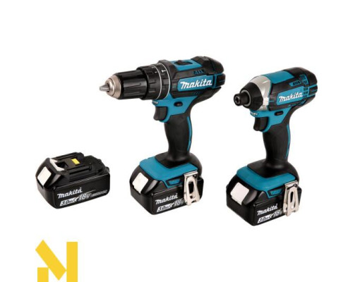 Набір інструментів акумуляторних Makita DLX2131JX1 (DHP482 + DTD152)