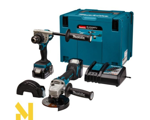 Набір інструментів акумуляторних Makita DLX2430TJ (DGA504, DDF486)