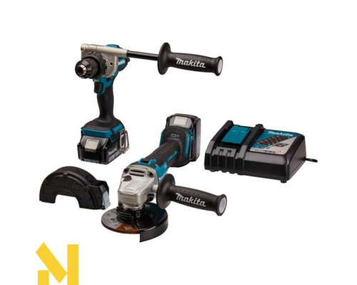 Набір інструментів акумуляторних Makita DLX2430TJ (DGA504, DDF486)