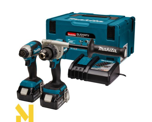 Набір інструментів акумуляторних Makita DLX2432TJ (DDF486, DTD153)