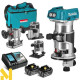 Фрезер акумуляторний Makita DRT50RTEX3 + набір аксесуарів
