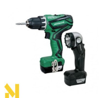 Дриль-шуруповерт Hitachi DS10DAL + ліхтарик Hitachi WA