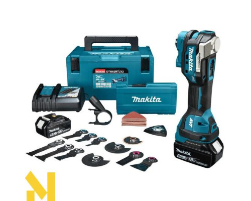 Багатофункціональний інструмент (реноватор) акумуляторний Makita DTM52RTJX2