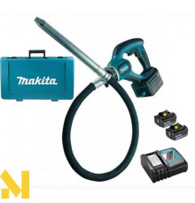 Акумуляторний вібратор для ущільнення бетону Makita DVR450RFE