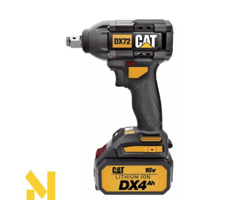 Гайковерт акумуляторний ударний CAT DX72