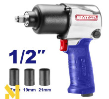 Гайковерт пневматичний EMTOP EATL126801