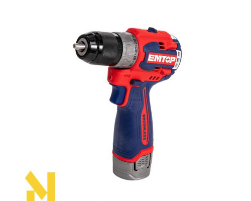 Дриль-шуруповерт акумуляторний EMTOP ECDL16682