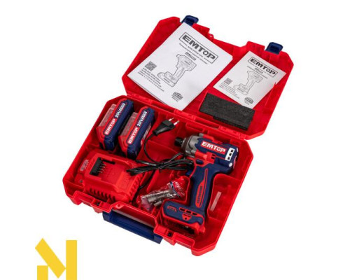 Гвинтоверт акумуляторний EMTOP ECIRL2028