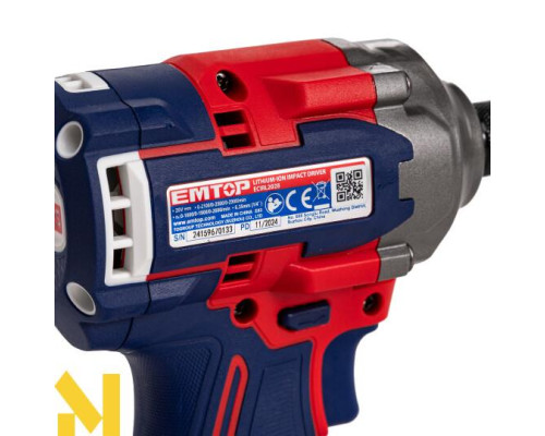 Гвинтоверт акумуляторний EMTOP ECIRL2028