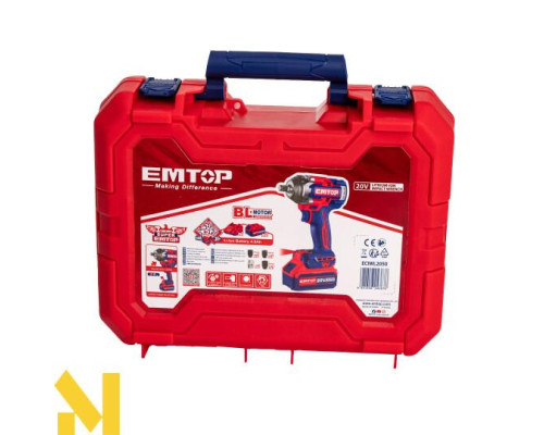 Гайковерт акумуляторний EMTOP ECIWL2050