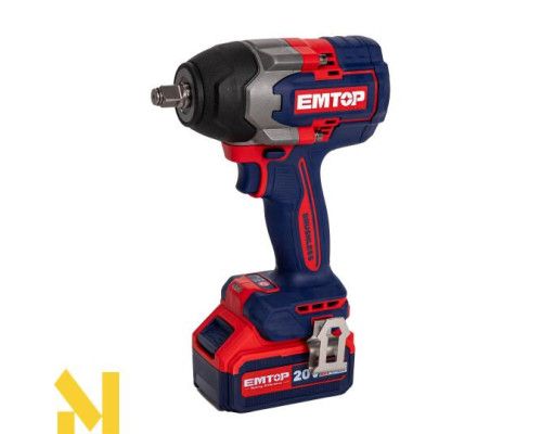 Гайковерт акумуляторний EMTOP ECIWL2085