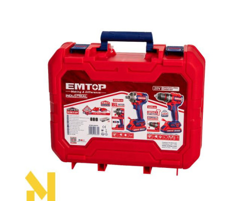 Набір інструментів акумуляторних EMTOP ECKL20275