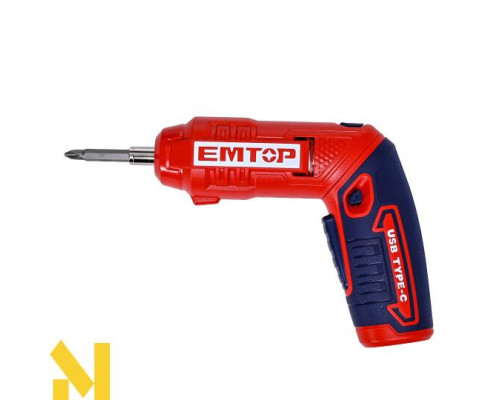 Шуруповерт акумуляторний EMTOP ECSR0408