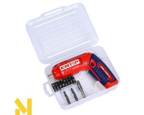 Шуруповерт акумуляторний EMTOP ECSR0408