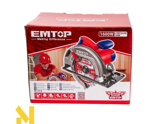 Пила дискова EMTOP ECSW1853