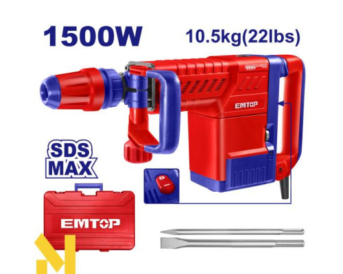 Відбійний молоток EMTOP EDBRM1501