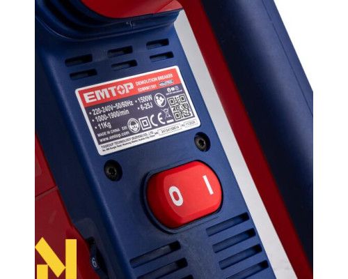 Відбійний молоток EMTOP EDBRM1501