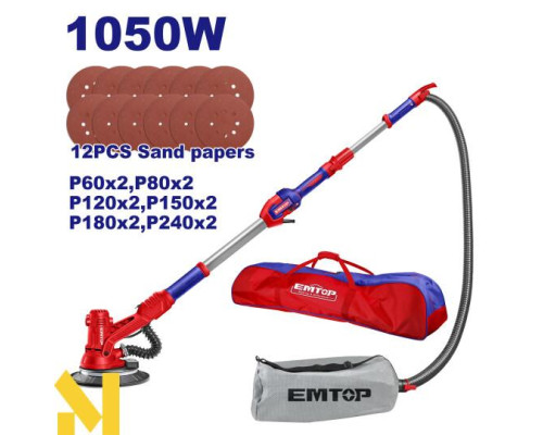 Шліфмашина для стін і стелі EMTOP EDSD105016