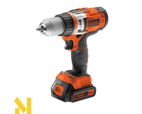 Акумуляторний дриль-шуруповерт Black&Decker EGBHP146BK