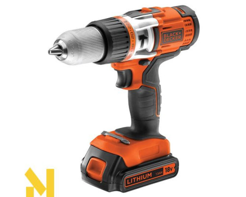 Акумуляторний дриль-шуруповерт Black&Decker EGBHP188K