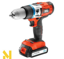 Акумуляторний дриль-шуруповерт Black&Decker EGBHP188ВK