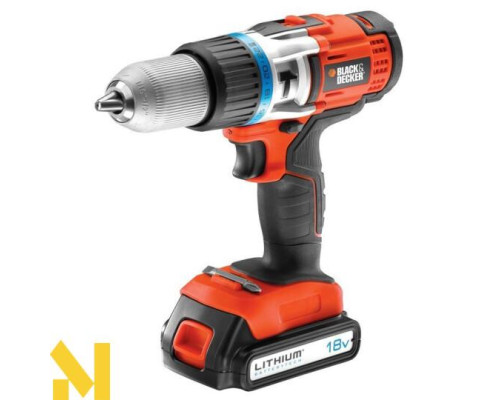 Акумуляторний дриль-шуруповерт Black&Decker EGBHP188ВK