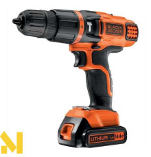 Акумуляторний дриль-шуруповерт з ударом Black&Decker EGBL148KB