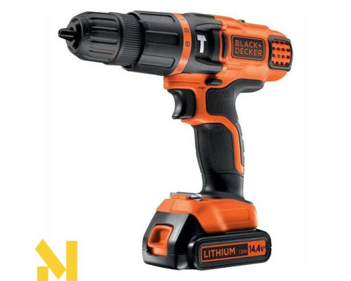 Акумуляторний дриль-шуруповерт з ударом Black&Decker EGBL148KB